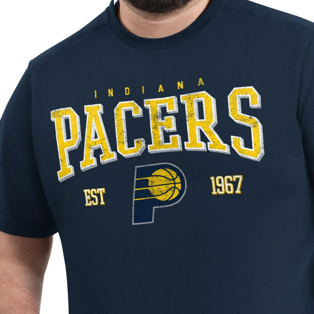 NBA - Indiana Pacers G-III Sports by Carl Banks Adaptive Classic Team Spirit Short Sleeve T-Shirt - Navy
