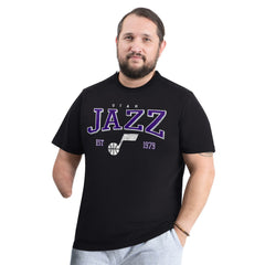 NBA - Utah Jazz G-III Sports by Carl Banks Adaptive Classic Team Spirit Short Sleeve T-Shirt - Black