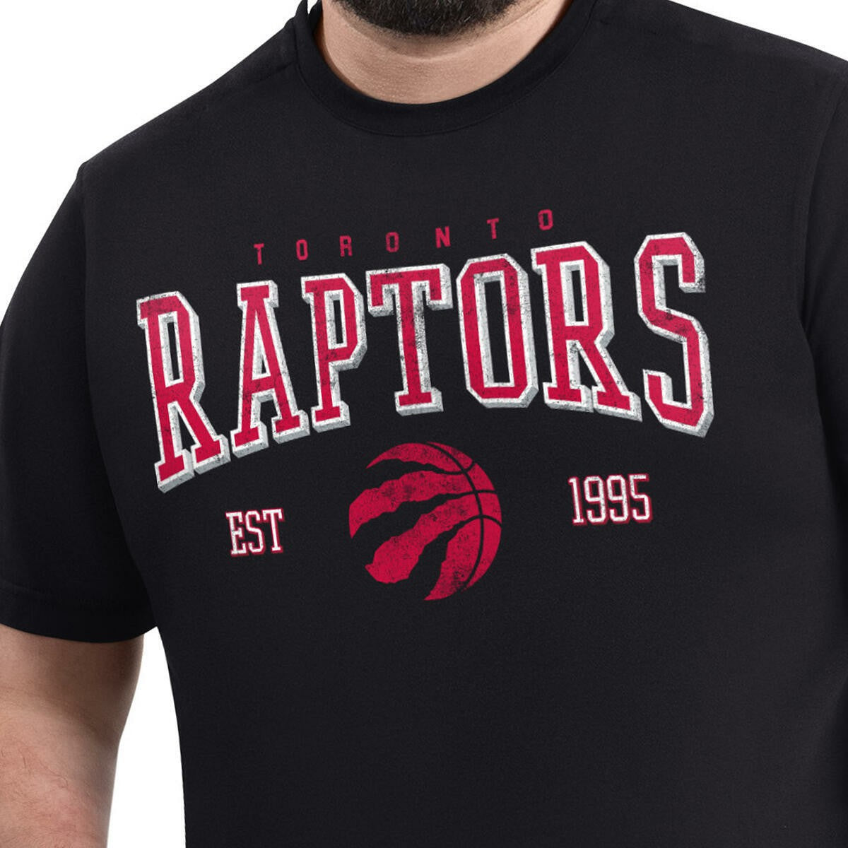 NBA - Toronto Raptors G-III Sports by Carl Banks Adaptive Classic Team Spirit Short Sleeve T-Shirt - Black