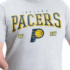 NBA - Indiana Pacers G-III Sports by Carl Banks Adaptive Classic Team Spirit Short Sleeve T-Shirt - Gray