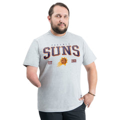 NBA - Phoenix Suns G-III Sports by Carl Banks Adaptive Classic Team Spirit Short Sleeve T-Shirt - Gray