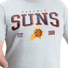 NBA - Phoenix Suns G-III Sports by Carl Banks Adaptive Classic Team Spirit Short Sleeve T-Shirt - Gray