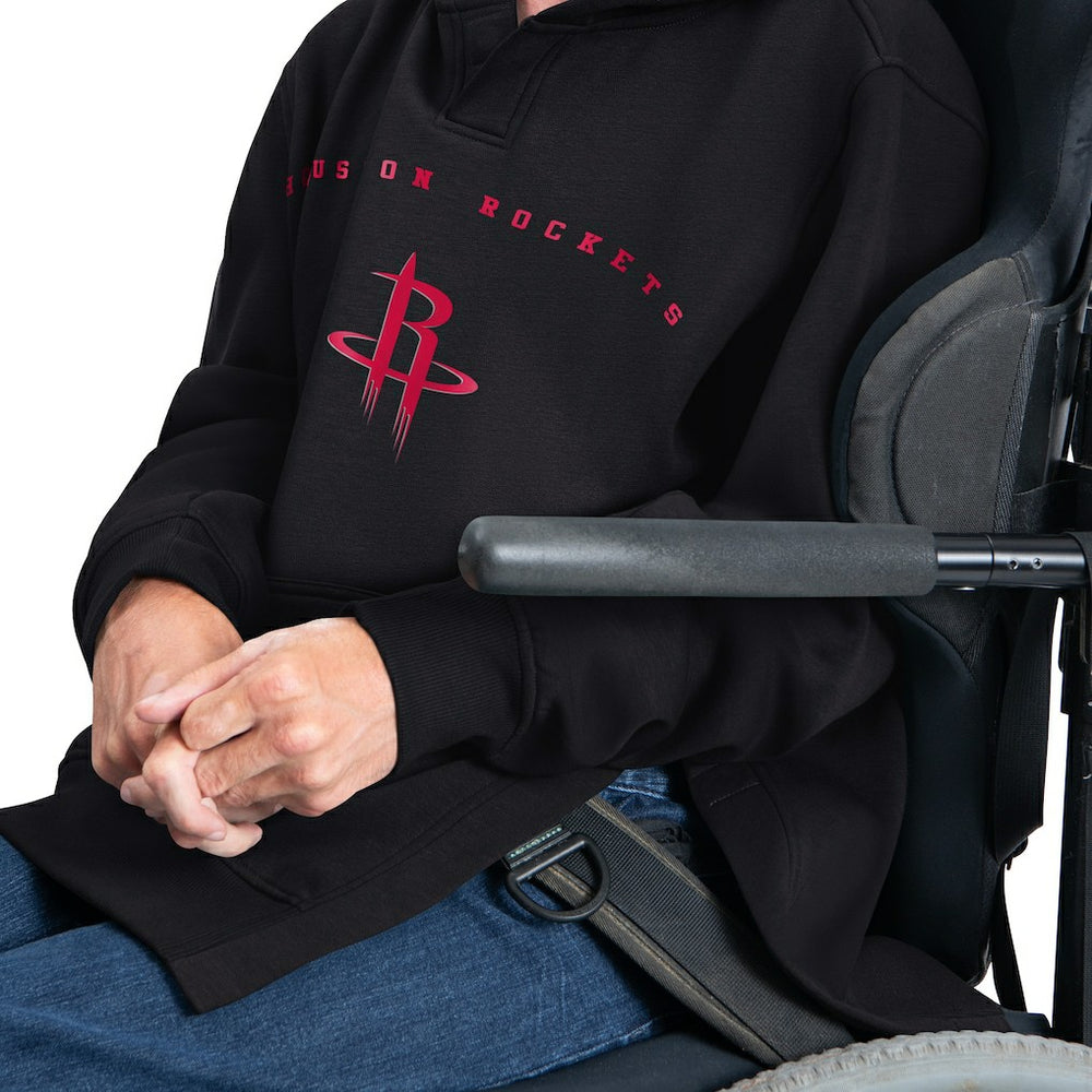 NBA - Houston Rockets G-III Sports by Carl Banks Adaptive Team Arc Fleece Hoodie - Black