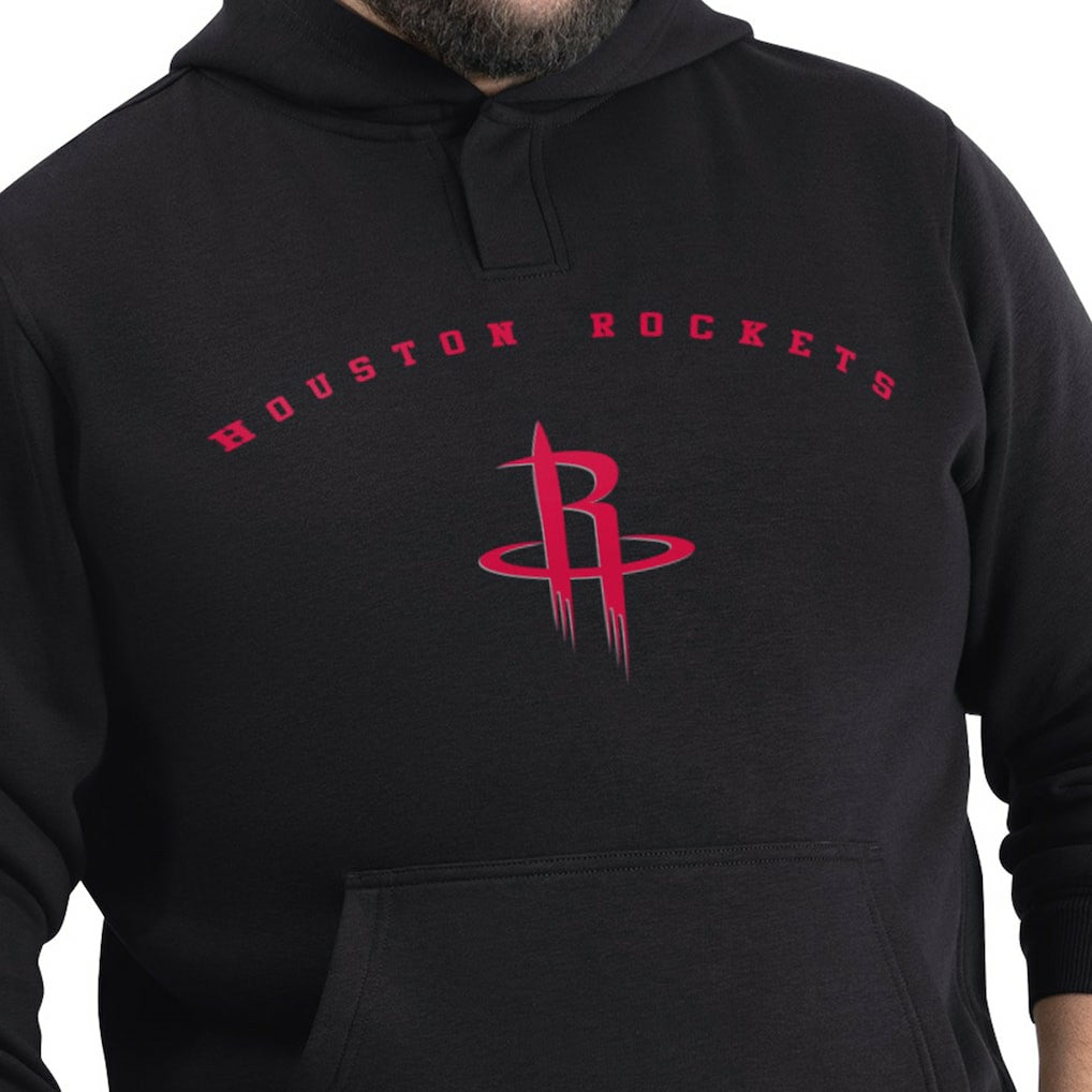 NBA - Houston Rockets G-III Sports by Carl Banks Adaptive Team Arc Fleece Hoodie - Black