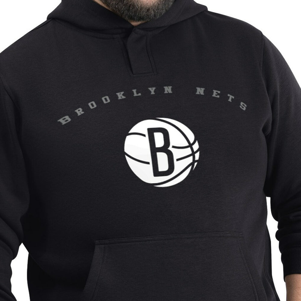 NBA - Brooklyn Nets G-III Sports by Carl Banks Adaptive Team Arc Fleece Hoodie - Black