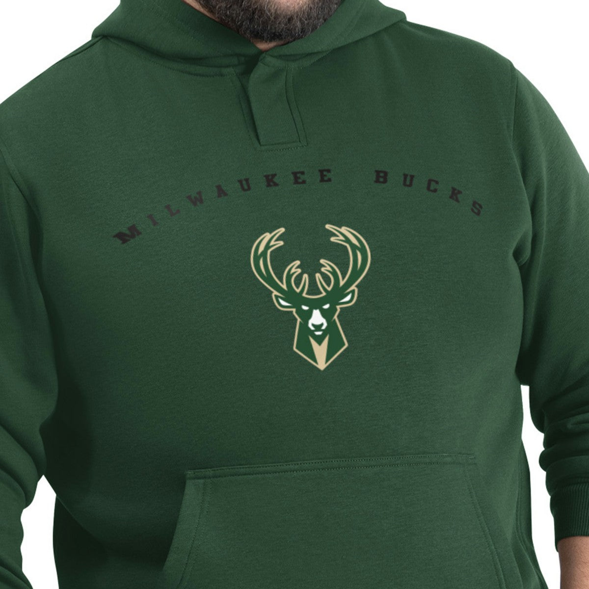 NBA - Milwaukee Bucks G-III Sports by Carl Banks Adaptive Team Arc Fleece Hoodie - Green