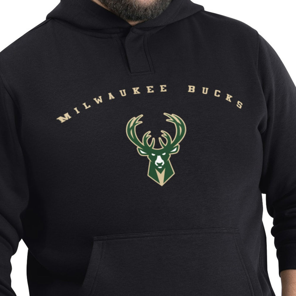 NBA - Milwaukee Bucks G-III Sports by Carl Banks Adaptive Team Arc Fleece Hoodie - Black