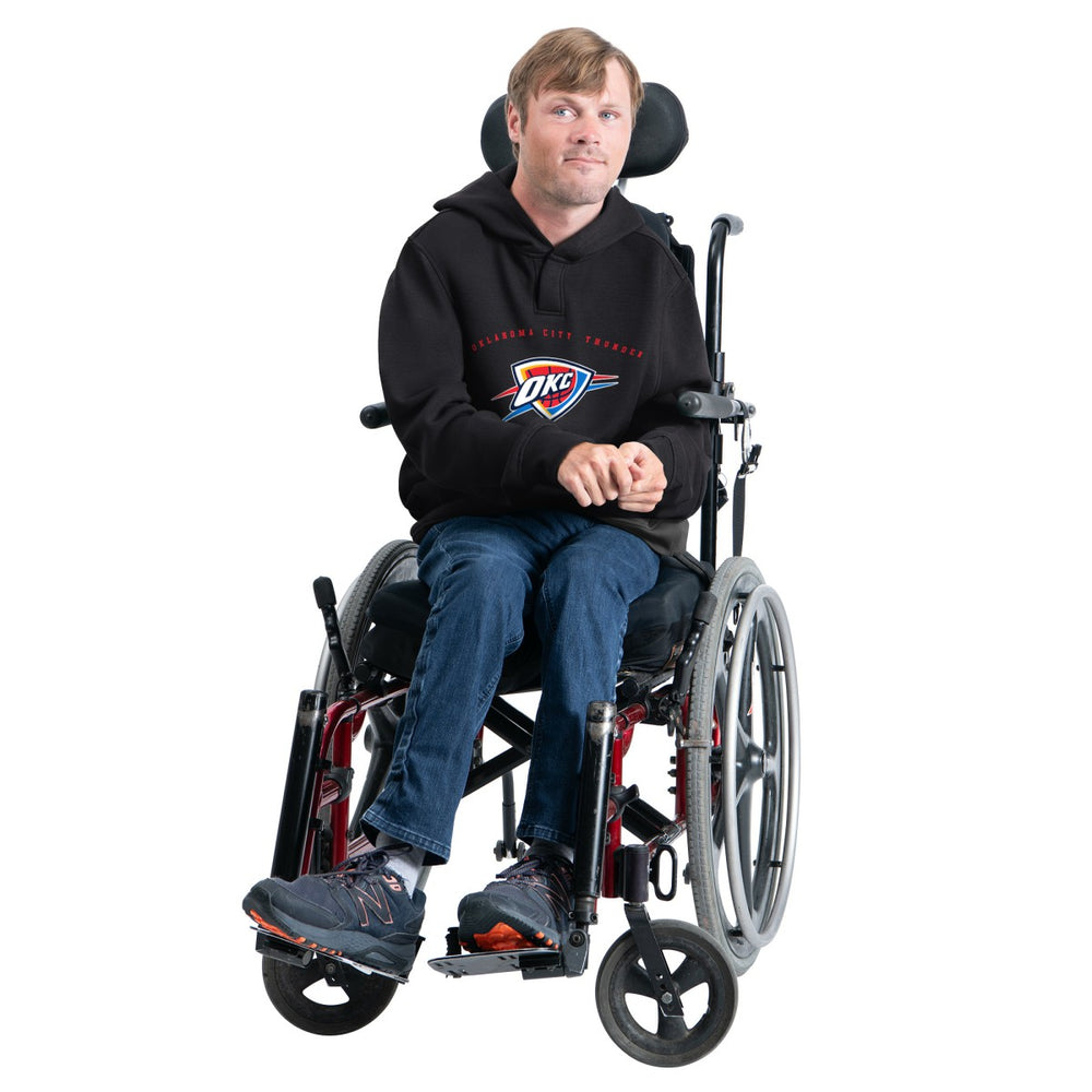 NBA - Oklahoma City Thunder G-III Sports by Carl Banks Adaptive Team Arc Fleece Hoodie - Black