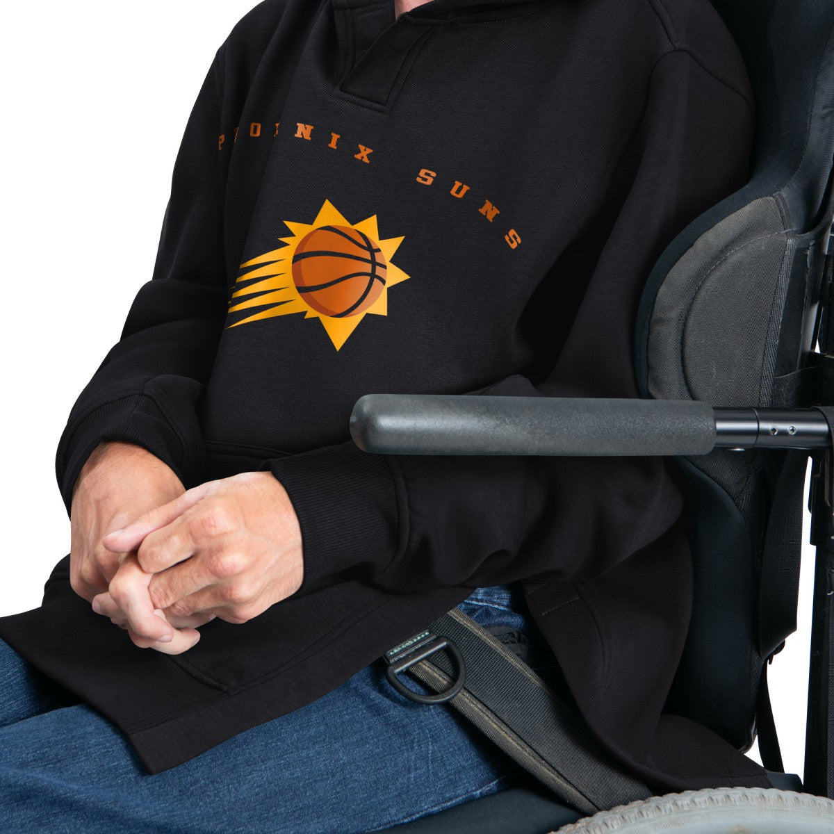 NBA - Phoenix Suns G-III Sports by Carl Banks Adaptive Team Arc Fleece Hoodie - Black