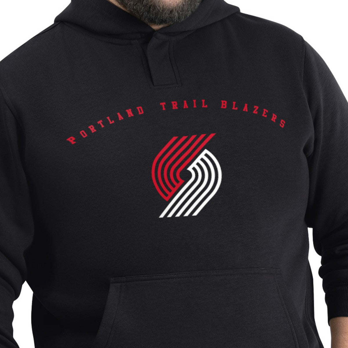 NBA - Portland Trail Blazers G-III Sports by Carl Banks Adaptive Team Arc Fleece Hoodie - Black