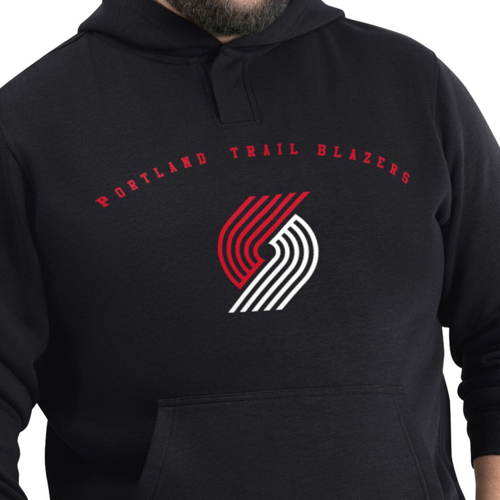 NBA - Portland Trail Blazers G-III Sports by Carl Banks Adaptive Team Arc Fleece Hoodie - Black