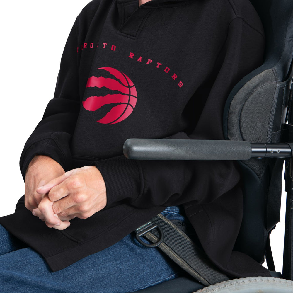 NBA - Toronto Raptors G-III Sports by Carl Banks Adaptive Team Arc Fleece Hoodie - Black