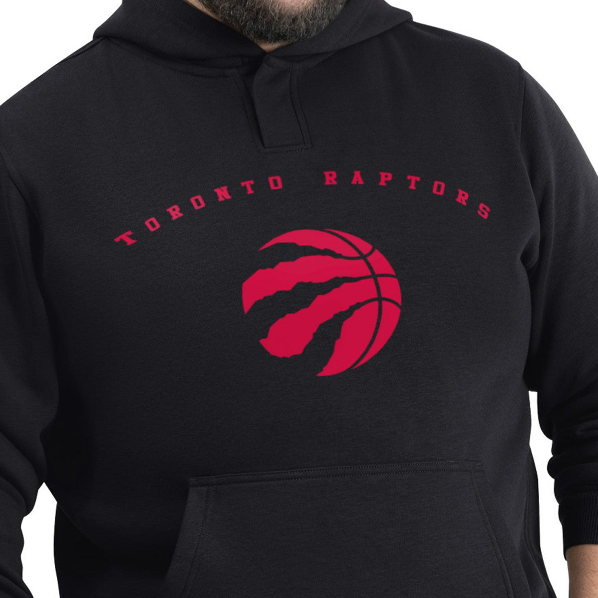 NBA - Toronto Raptors G-III Sports by Carl Banks Adaptive Team Arc Fleece Hoodie - Black