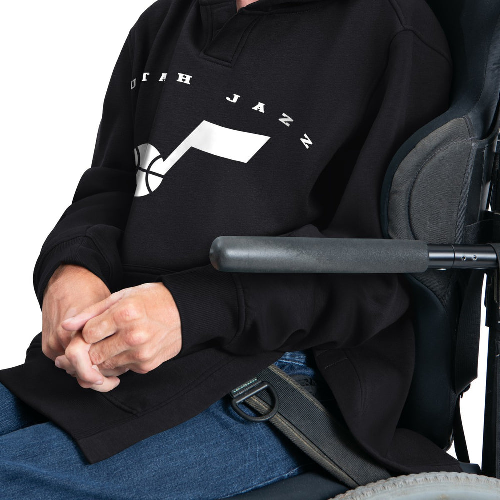 NBA - Utah Jazz G-III Sports by Carl Banks Adaptive Team Arc Fleece Hoodie - Black