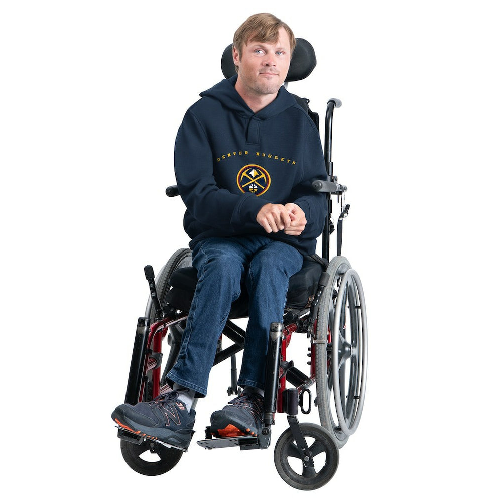 NBA - Denver Nuggets G-III Sports by Carl Banks Adaptive Team Arc Fleece Hoodie - Navy
