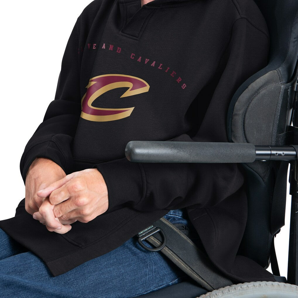 NBA - Cleveland Cavaliers G-III Sports by Carl Banks Adaptive Team Arc Fleece Hoodie - Black