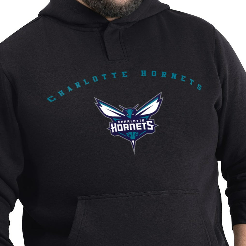 NBA - Charlotte Hornets G-III Sports by Carl Banks Adaptive Team Arc Fleece Hoodie - Black
