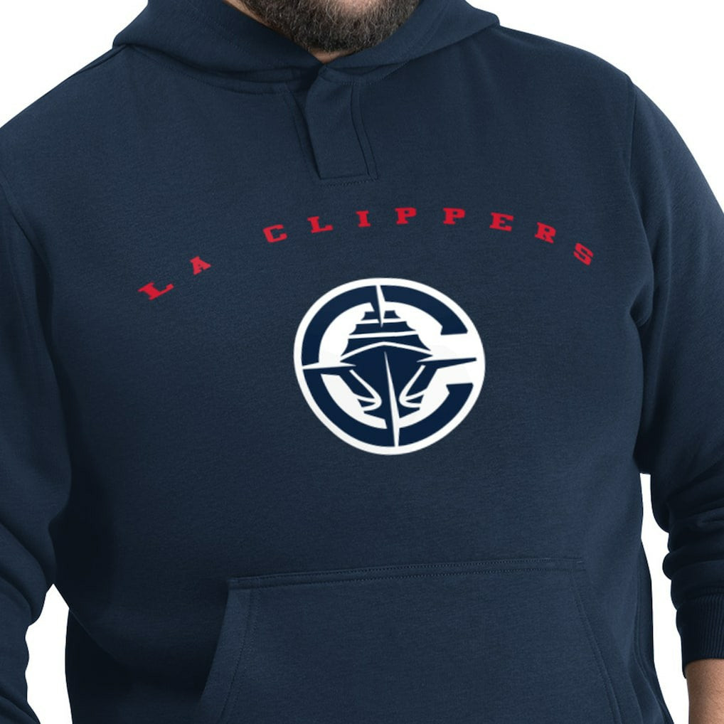 NBA - LA Clippers G-III Sports by Carl Banks Adaptive Team Arc Fleece Hoodie - Navy