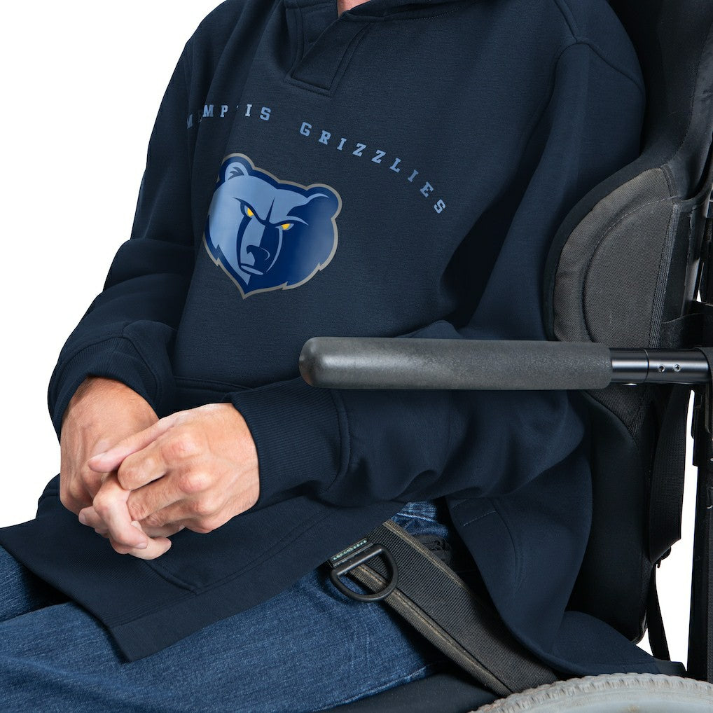 NBA - Memphis Grizzlies G-III Sports by Carl Banks Adaptive Team Arc Fleece Hoodie - Navy