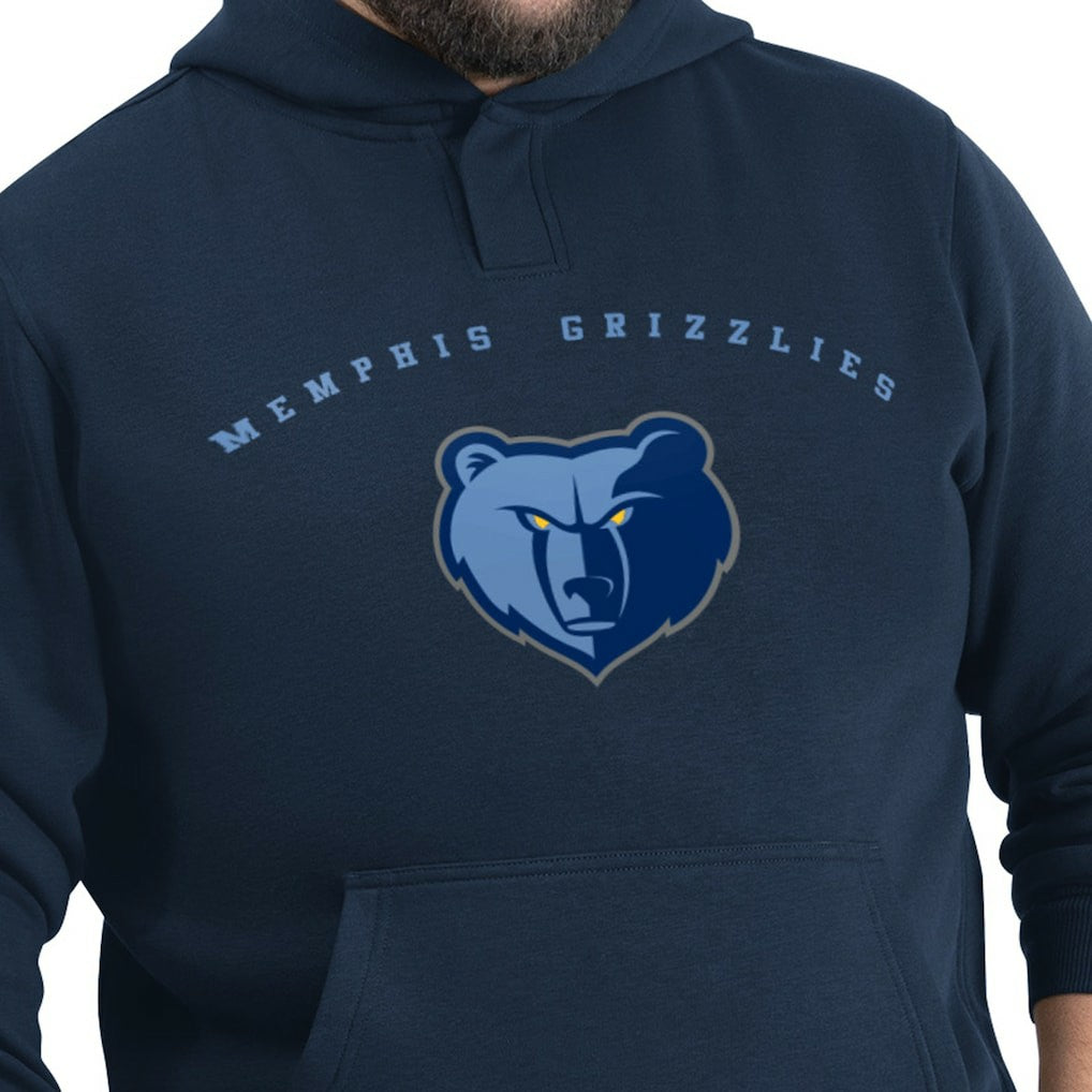NBA - Memphis Grizzlies G-III Sports by Carl Banks Adaptive Team Arc Fleece Hoodie - Navy