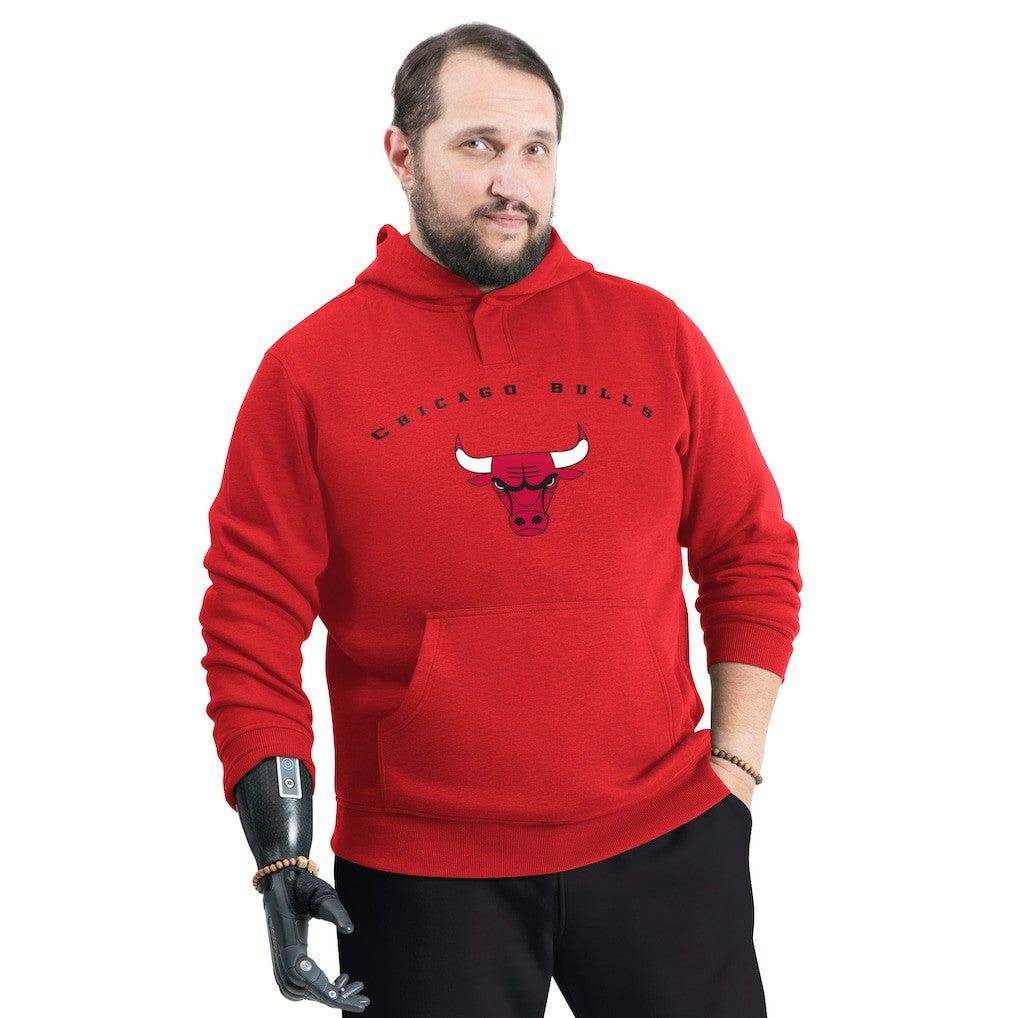 NBA - Chicago Bulls G-III Sports by Carl Banks Adaptive Team Arc Fleece Hoodie - Red