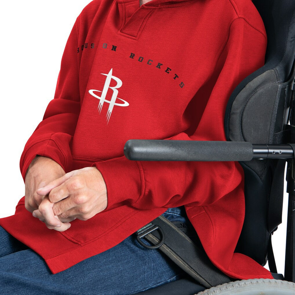 NBA - Houston Rockets G-III Sports by Carl Banks Adaptive Team Arc Fleece Hoodie - Red