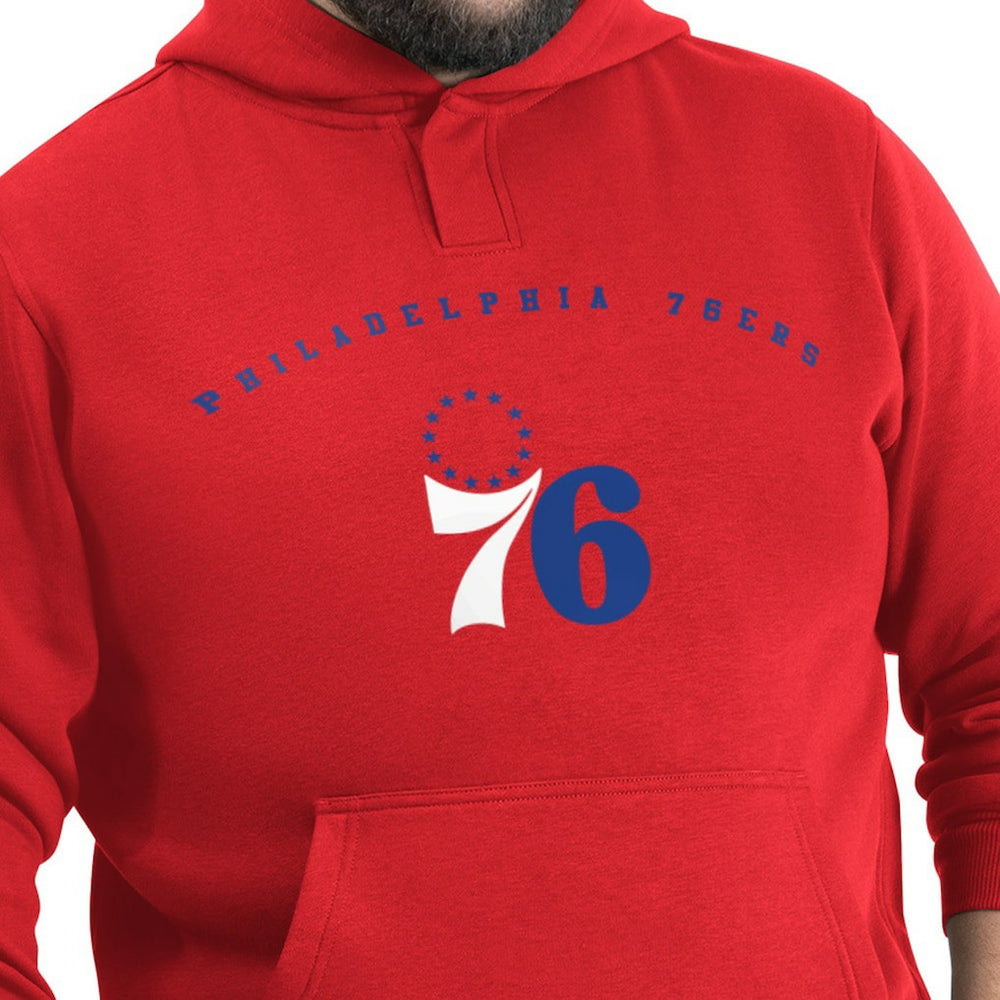 NBA - Philadelphia 76ers G-III Sports by Carl Banks Adaptive Team Arc Fleece Hoodie - Red