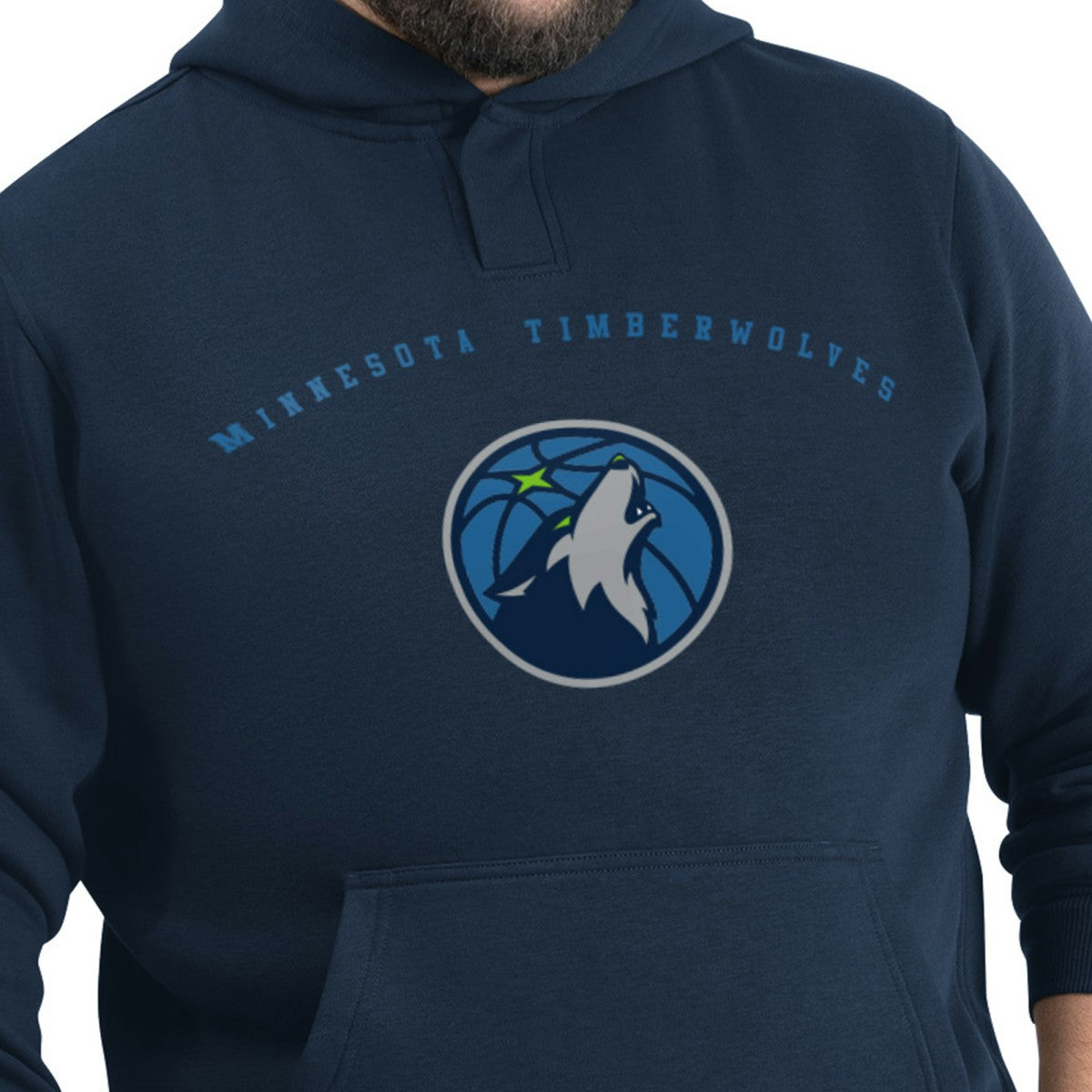 NBA - Minnesota Timberwolves G-III Sports by Carl Banks Adaptive Team Arc Fleece Hoodie - Navy