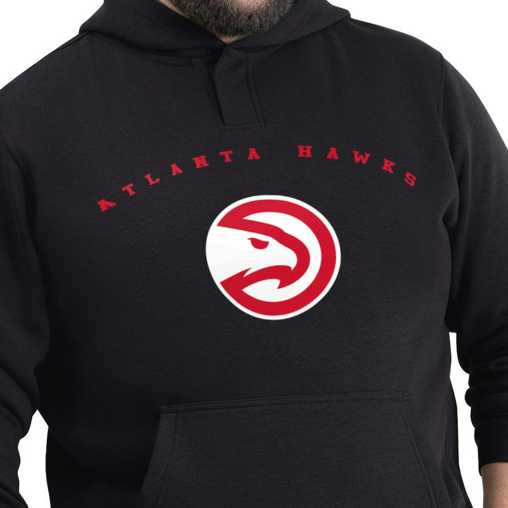 NBA - Atlanta Hawks G-III Sports by Carl Banks Adaptive Team Arc Fleece Hoodie - Black