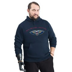 NBA - New Orleans Pelicans G-III Sports by Carl Banks Adaptive Team Arc Fleece Hoodie - Navy