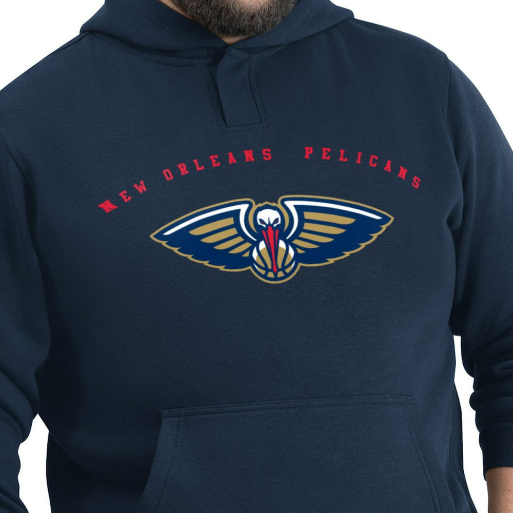 NBA - New Orleans Pelicans G-III Sports by Carl Banks Adaptive Team Arc Fleece Hoodie - Navy