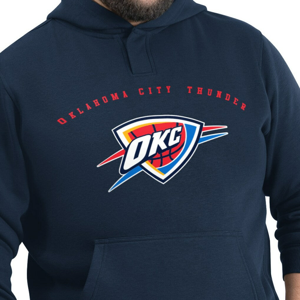 NBA - Oklahoma City Thunder G-III Sports by Carl Banks Adaptive Team Arc Fleece Hoodie - Navy