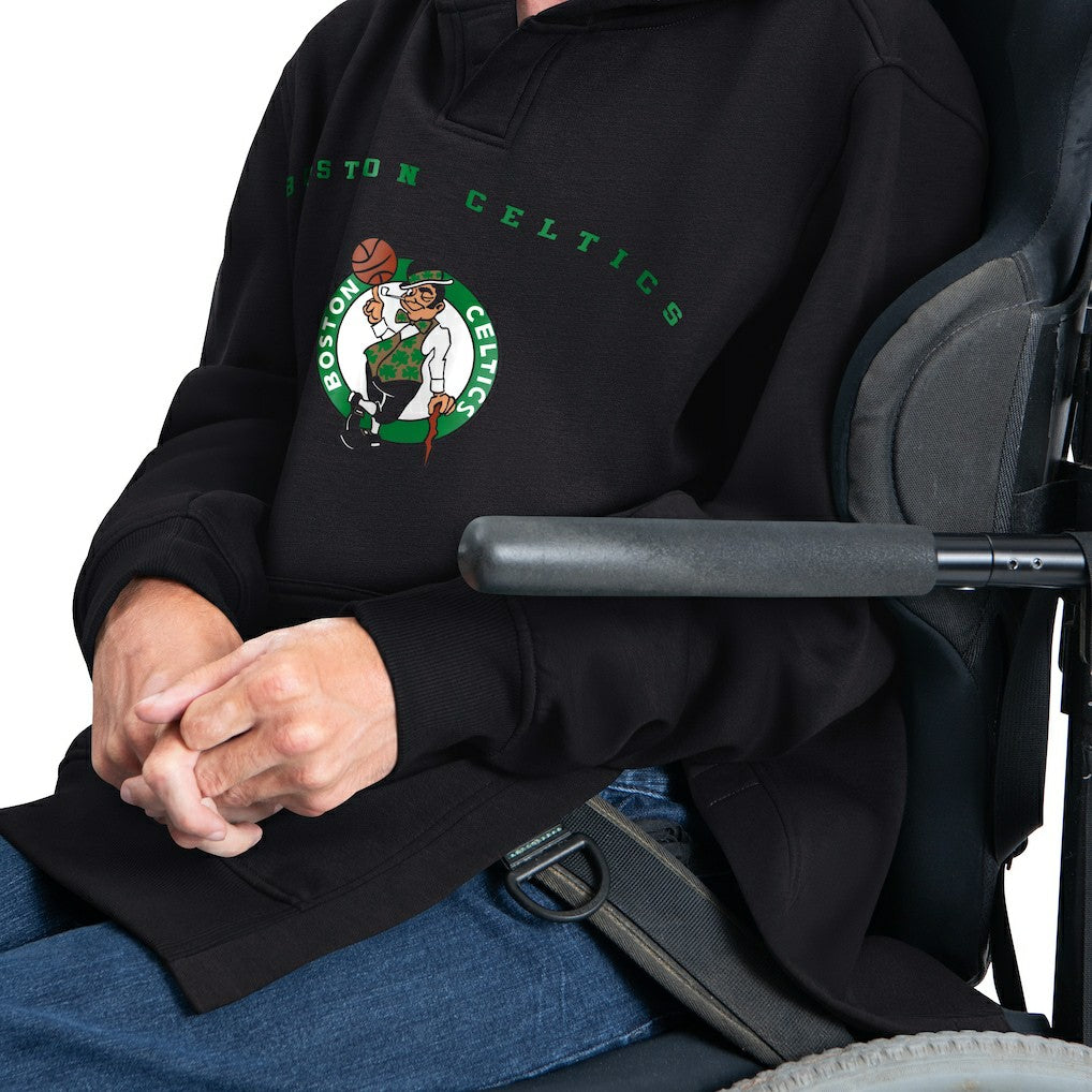NBA - Boston Celtics G-III Sports by Carl Banks Adaptive Team Arc Fleece Hoodie - Black