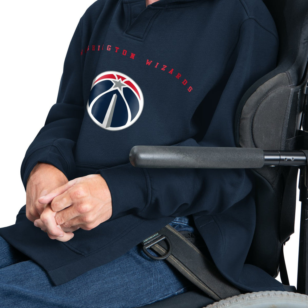 NBA - Washington Wizards G-III Sports by Carl Banks Adaptive Team Arc Fleece Hoodie - Navy