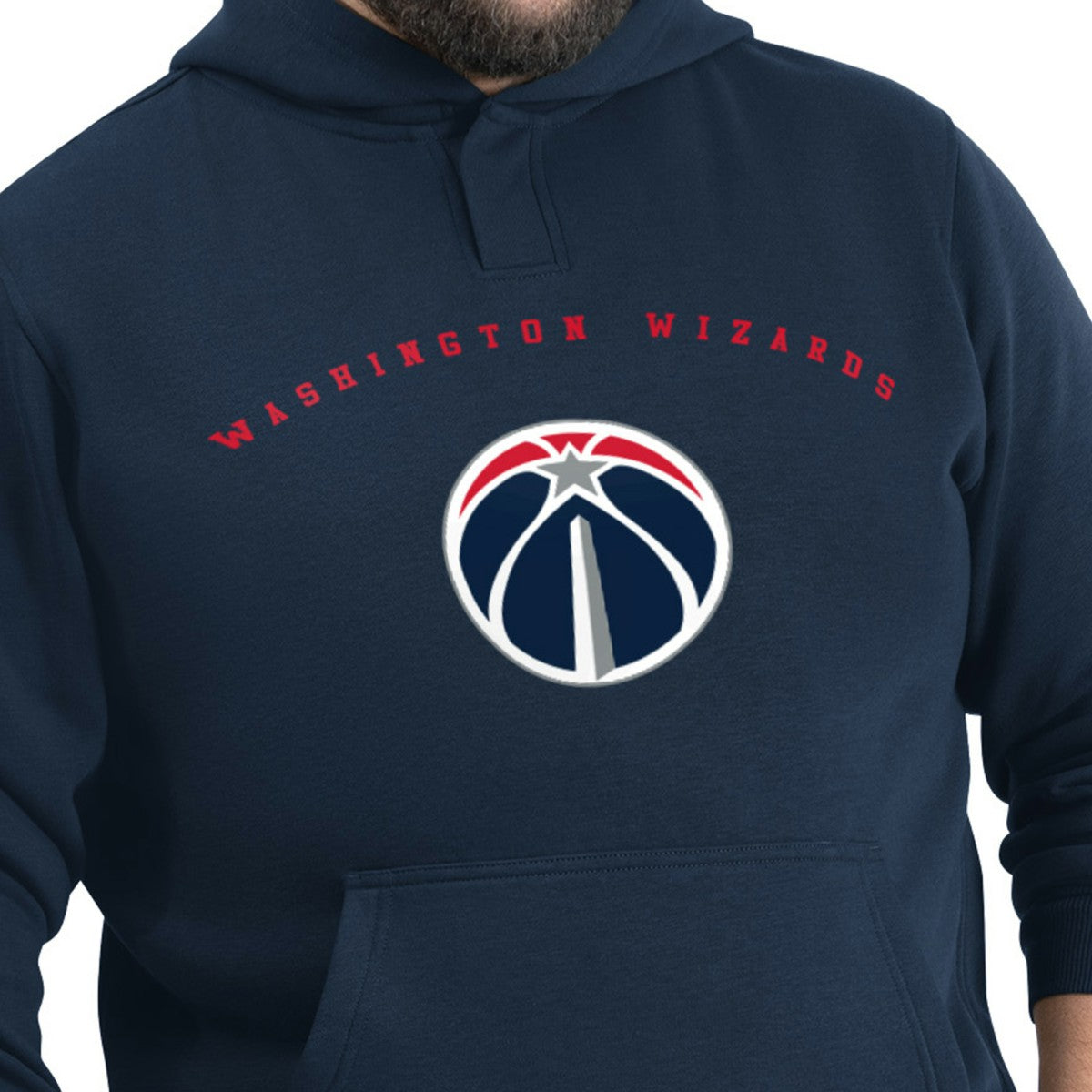 NBA - Washington Wizards G-III Sports by Carl Banks Adaptive Team Arc Fleece Hoodie - Navy