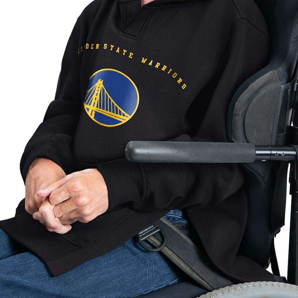 NBA - Golden State Warriors G-III Sports by Carl Banks Adaptive Team Arc Fleece Hoodie - Black