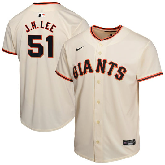 Jung Hoo Lee San Francisco Giants Nike Youth Home Player Game Jersey - Cream | MLB Jerseys
