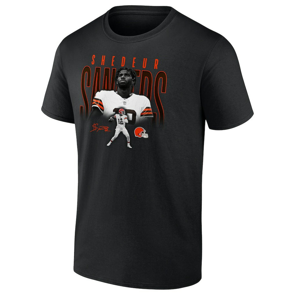 Shedeur Sanders Cleveland Browns Humble Shadow Player Graphic T-Shirt Black - NFL