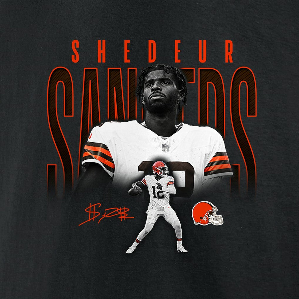 Shedeur Sanders Cleveland Browns Humble Shadow Player Graphic T-Shirt Black - NFL