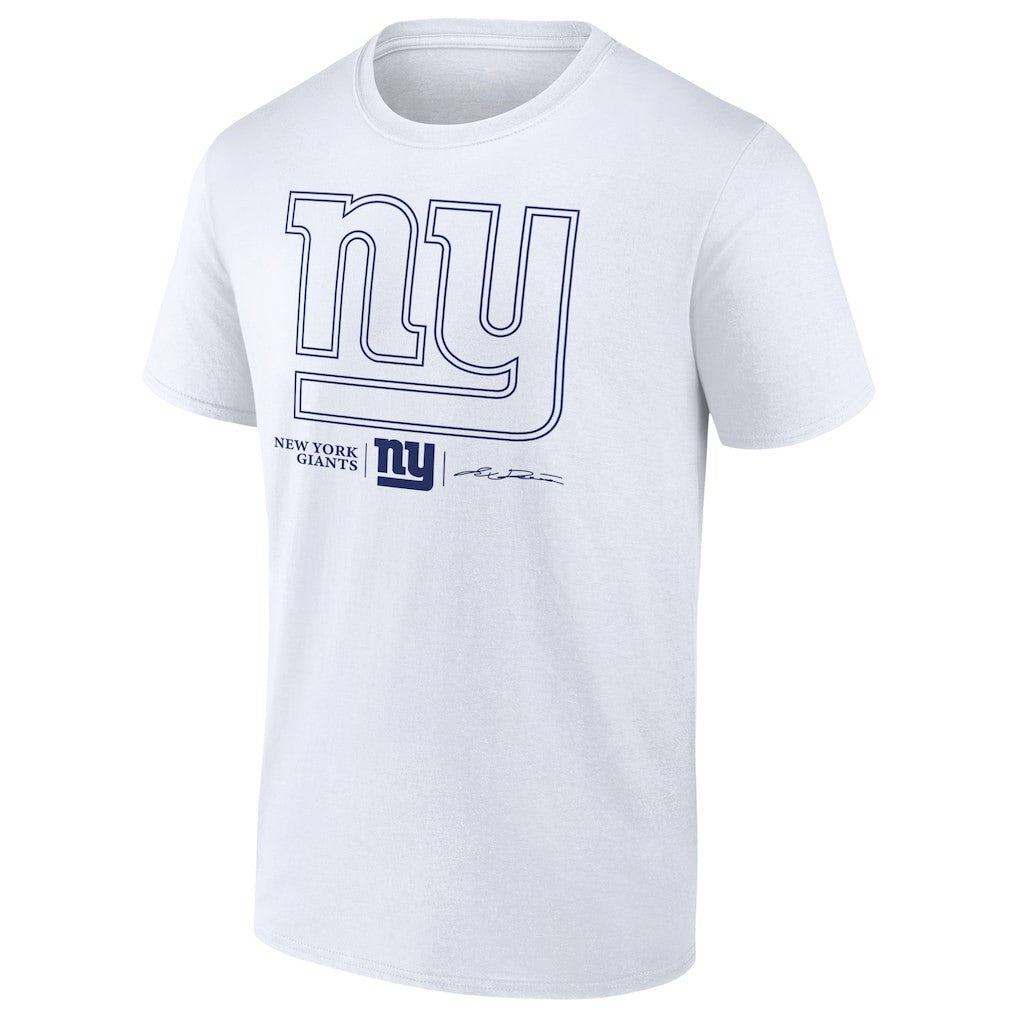 Jaxson Dart New York Giants Tonal Name & Number T-Shirt White - NFL
