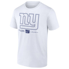 Jaxson Dart New York Giants Tonal Name & Number T-Shirt White - NFL