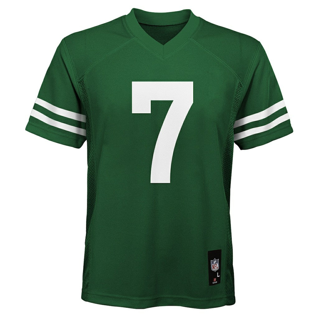Justin Fields New York Jets Youth Replica Player Jersey Legacy Green - Nike