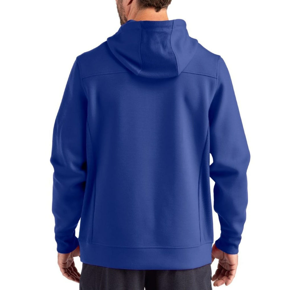 Buffalo Bills Cutter & Buck Roam Eco Half-Zip Recycled Pullover Hoodie Royal - NFL
