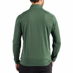 Green Bay Packers Cutter & Buck Coastline Epic Comfort Recycled Quarter-Zip Pullover Green - NFL