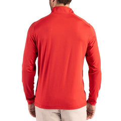 Kansas City Chiefs Cutter & Buck Coastline Epic Comfort Recycled Quarter-Zip Pullover Red - NFL