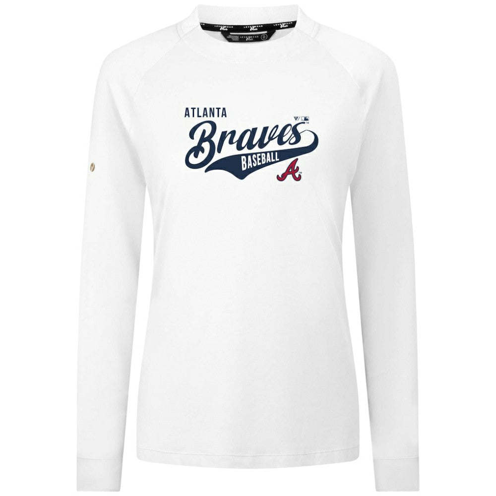 Atlanta Braves Levelwear Women's Slender Glide T-Shirt Clearance