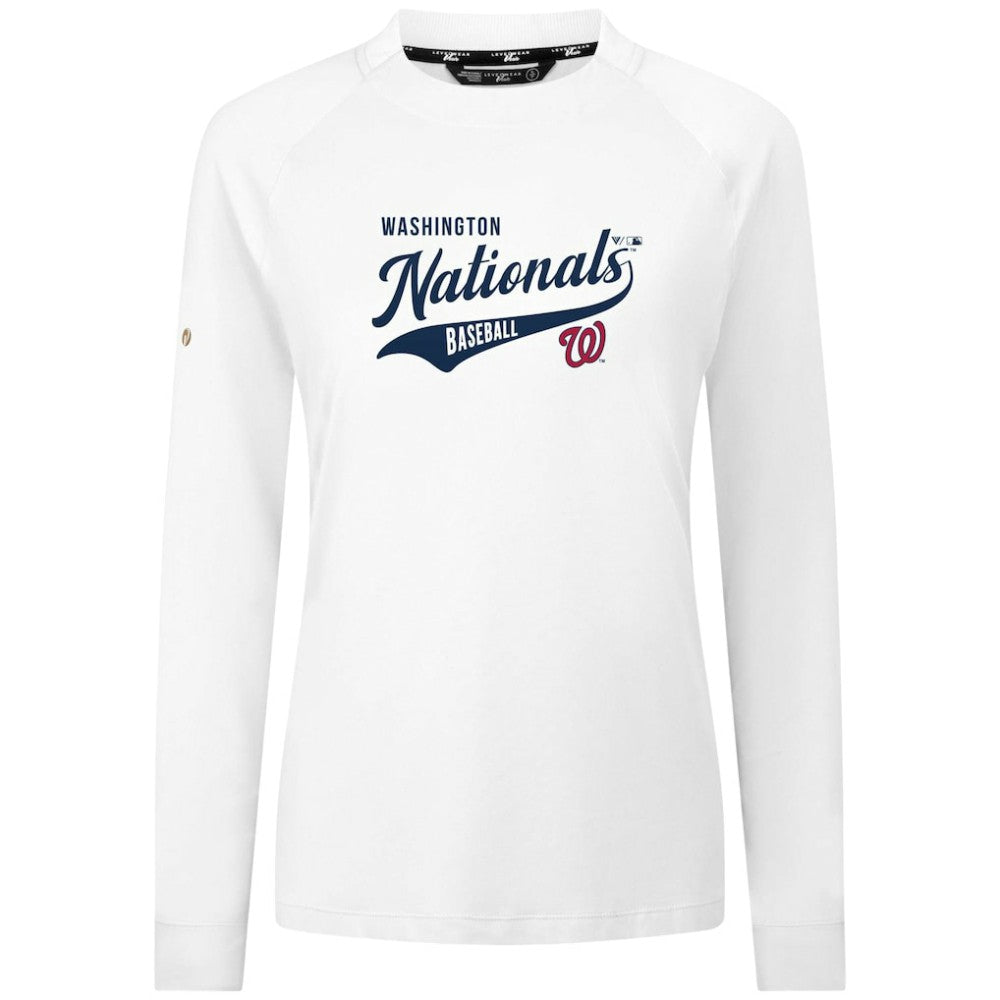 Washington Nationals Levelwear Women's Slender Glide T-Shirt On Sale