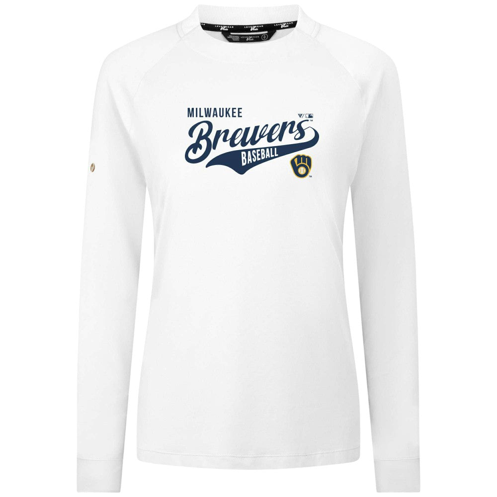 Milwaukee Brewers Levelwear Women's Slender Glide T-Shirt discount