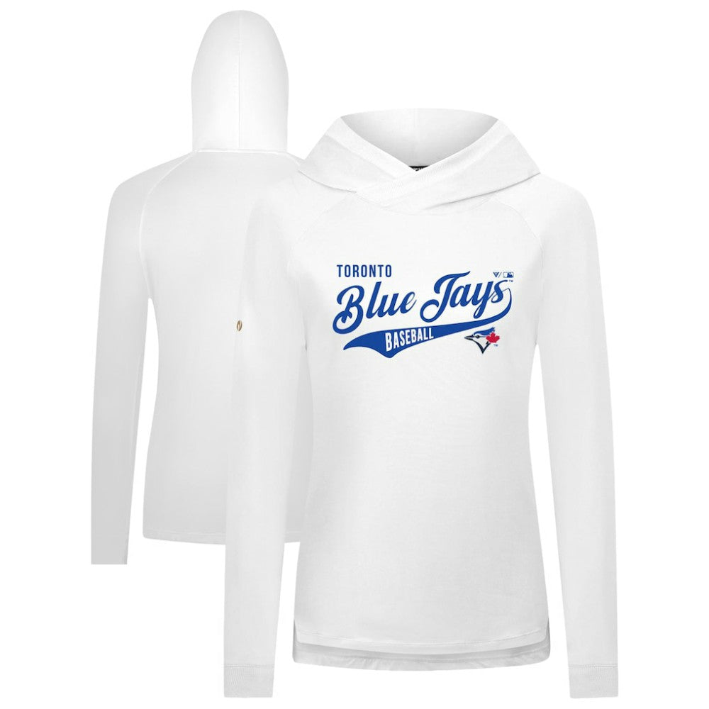 Toronto Blue Jays Levelwear Women's Slender Glide Raglan Hoodie Lifestyle