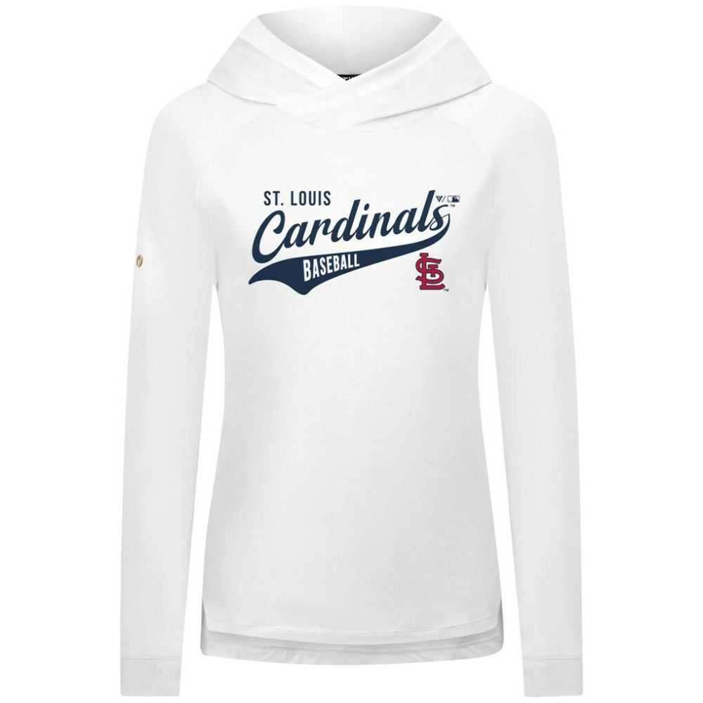 St. Louis Cardinals Levelwear Women's Slender Glide Raglan Hoodie Near Me